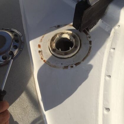 Lüfter gereinigt und abgedichtet