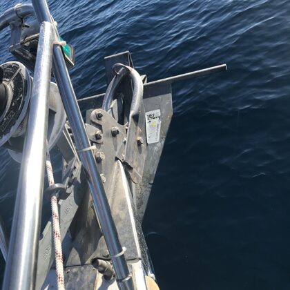 Beim Aufankern, Verbindungsglied gebrochen-das ist unser Notanker