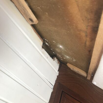 Deckenvertäfelung zum 2. Mal runterschrauben