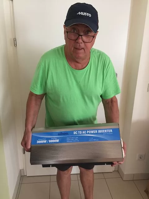 Leider mussten wir diesen Inverter nach dem Einbau wieder zurücksenen