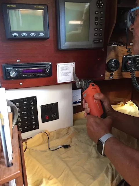 Vorbereitung für das neue Votronic Gerät